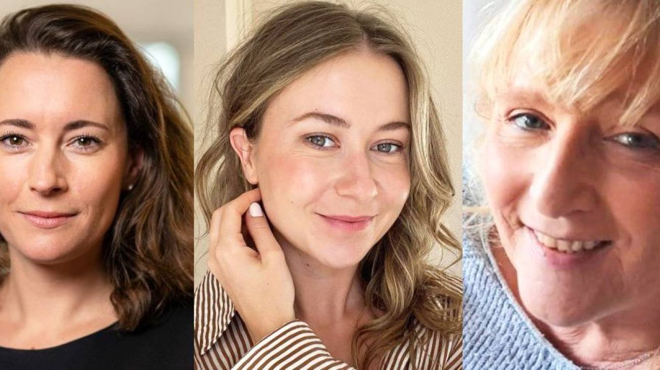 Hersenonderzoeker Inge mulder en ervaringsdeskundigen Emma van Kronenburg en Monique Jansen