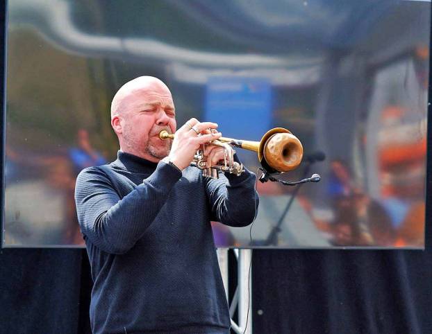 Toonmeester en trompettist André Heuvelman zette de toon