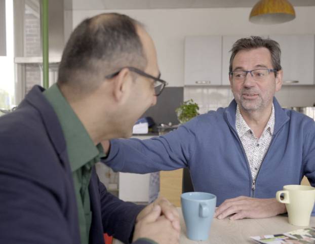 Paul in gesprek met Jaheed